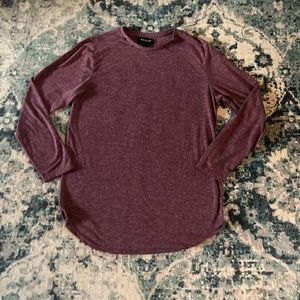 Men’s Maroon Long Sleeve Shirt